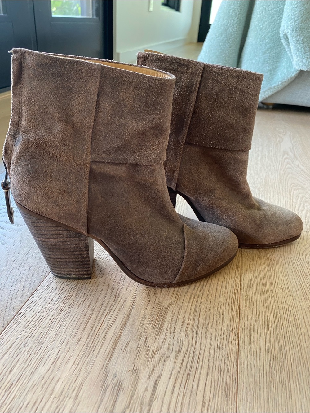 Rag & Bone Brown Suede Ankle Boots